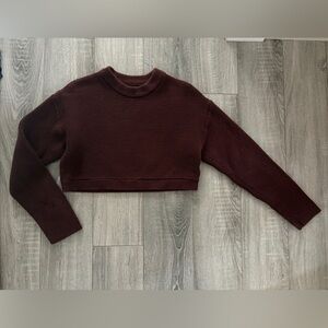 La Hearts Cropped Sweater